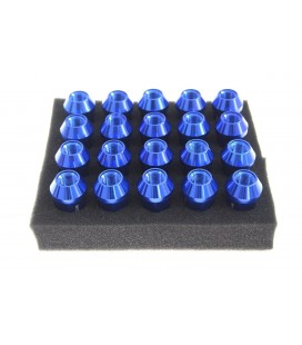 Racing wheel lug nuts JBR 50mm M12 x1.25 BLUE