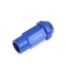 Racing wheel lug nuts JBR 50mm M12 x1.5 BLUE