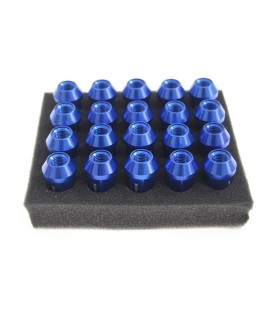 Racing wheel lug nuts JBR 50mm M12 x1.5 BLUE