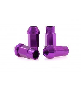 Racing wheel lug nuts JBR 50mm M12 x1.5 PURPLE