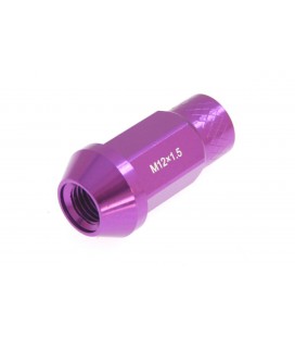 Racing wheel lug nuts JBR 50mm M12 x1.5 PURPLE