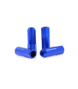 Racing wheel lug nuts JBR 60mm M12 x1.25 BLUE