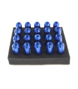 Racing wheel lug nuts JBR 60mm M12 x1.25 BLUE