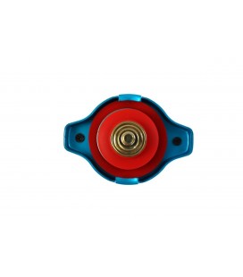 Radiator cap with terometer D1Spec 15mm Blue 1.3Bar