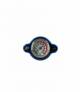 Radiator cap with terometer D1Spec 28mm Blue 0.9Bar