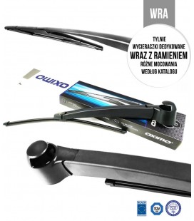 Rear dedicated silicon wiperblade with arm 350 mm