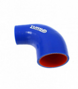 Reduction silicone elbow 90deg TurboWorks Pro Blue 63-70mm