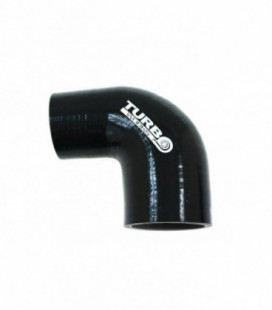 Reduction silicone elbow 90st TurboWorks Black 20-25mm