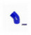 Reduction silicone elbow TurboWorks Blue 45deg 51-57mm