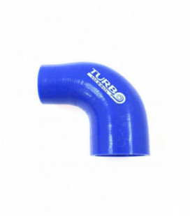 Reduction silicone elbow TurboWorks Blue 90deg 45-51mm
