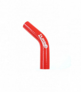 Reduction silicone elbow TurboWorks Red 45deg 25-32mm