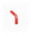 Reduction silicone elbow TurboWorks Red 45deg 38-51mm