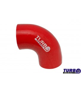 Reduction silicone elbow TurboWorks Red 90deg 51-57mm