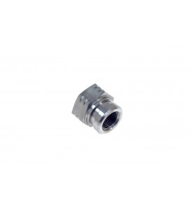 S.S HOSE END Hex 17mm,AN3 SS