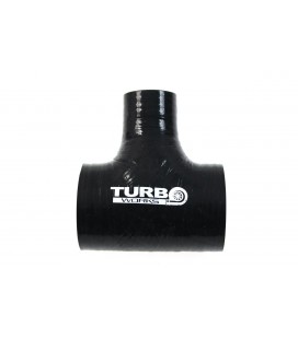 Silicone connector T-Piece TurboWorks Black 38-15mm