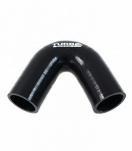Silicone elbow 135st TurboWorks Black 67mm