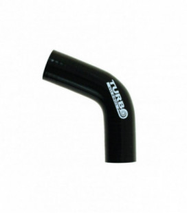 Silicone elbow 67st TurboWorks Black 102mm