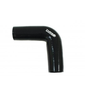 Silicone elbow 90st TurboWorks Black 102mm XL