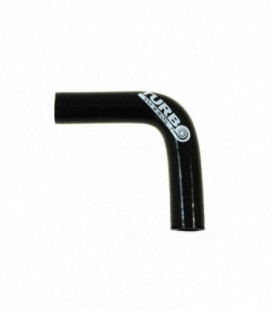 Silicone elbow 90st TurboWorks Black 18mm
