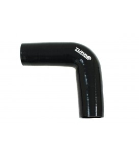 Silicone elbow 90st TurboWorks Black 57mm XL