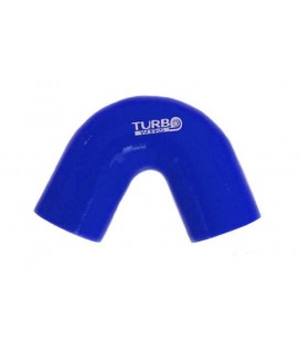 Silicone elbow TurboWorks Blue 135deg 60mm