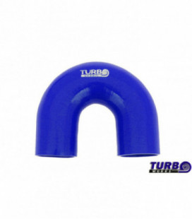 Silikoninė alkunė TurboWorks mėlyna 180 laipsnių 51mm