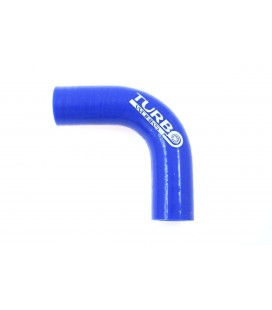 Silicone elbow TurboWorks Blue 90deg 28mm