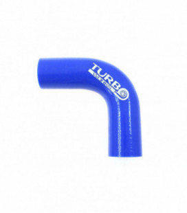 Silicone elbow TurboWorks Blue 90deg 35mm