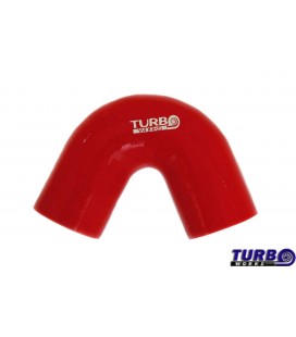 Silicone elbow TurboWorks Red 135deg 60mm