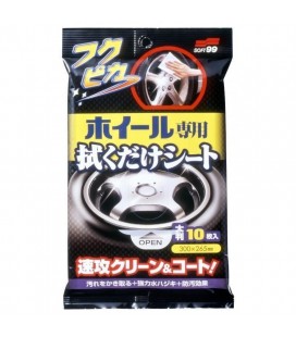 Soft99 Wheel Cleaning Wipe 10 pcs