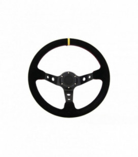Steering wheel Pro 350mm offset:80mm Yellow Suede