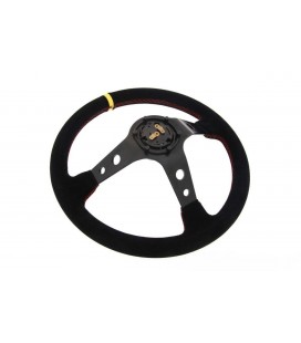 Steering wheel Pro 350mm offset:80mm Yellow Suede