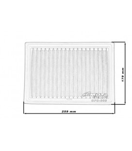 Stock replacement air filter SIMOTA OFO005 259X179mm