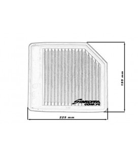 Stock replacement air filter SIMOTA OH015 225X195mm