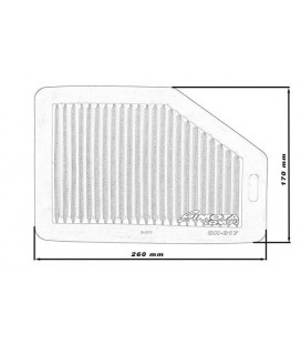 Stock replacement air filter SIMOTA OH017 260X170mm