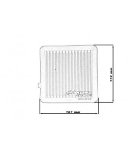 Stock replacement air filter SIMOTA OH018 172X167mm