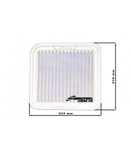 Stock replacement air filter SIMOTA OM005 233X219mm