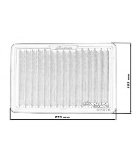 Stock replacement air filter SIMOTA OV013 273X183mm