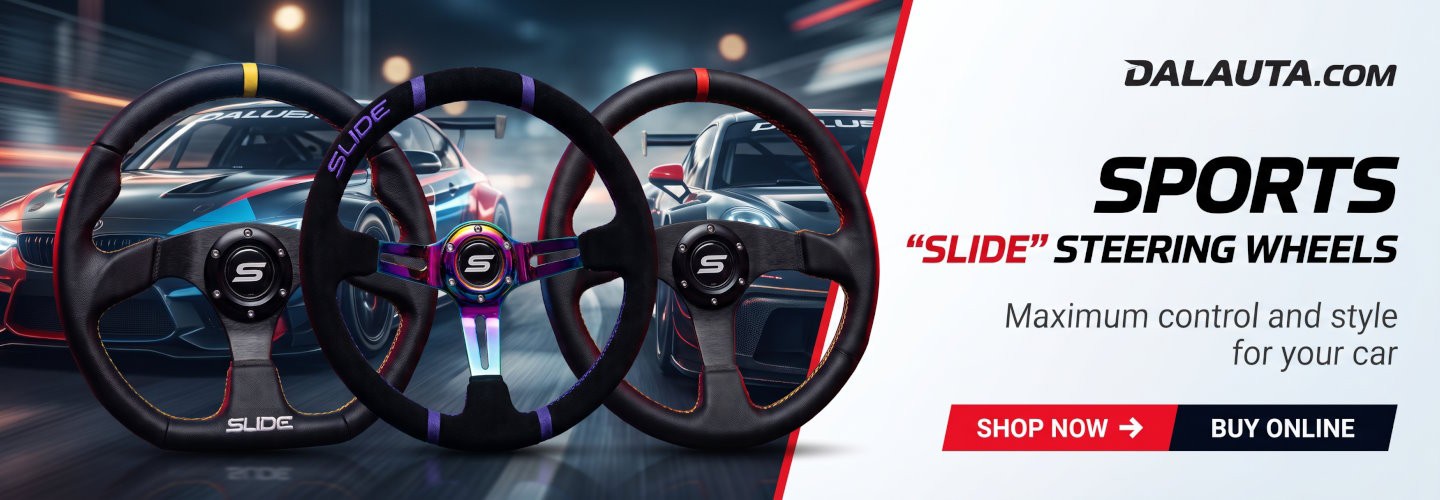SLIDE steering wheels